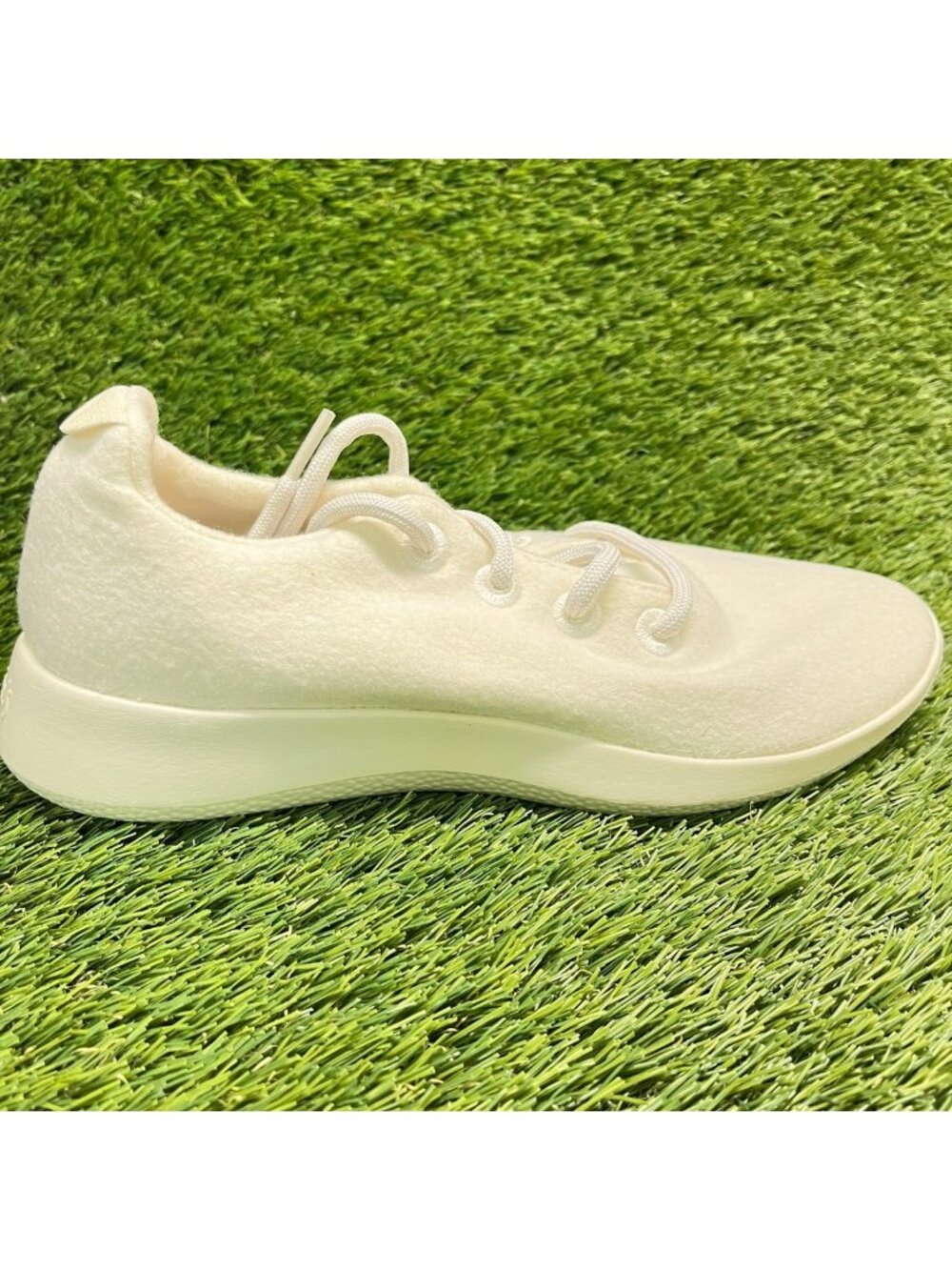 Allbirds Wool Runner Mens Size 8 Natural White Athletic Running Shoes Sneakers